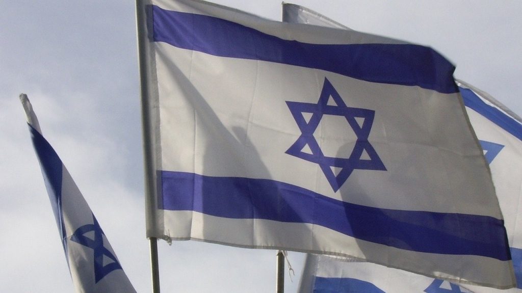 Israeli flags