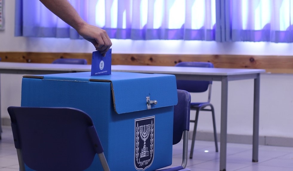 Israeli election ballot box