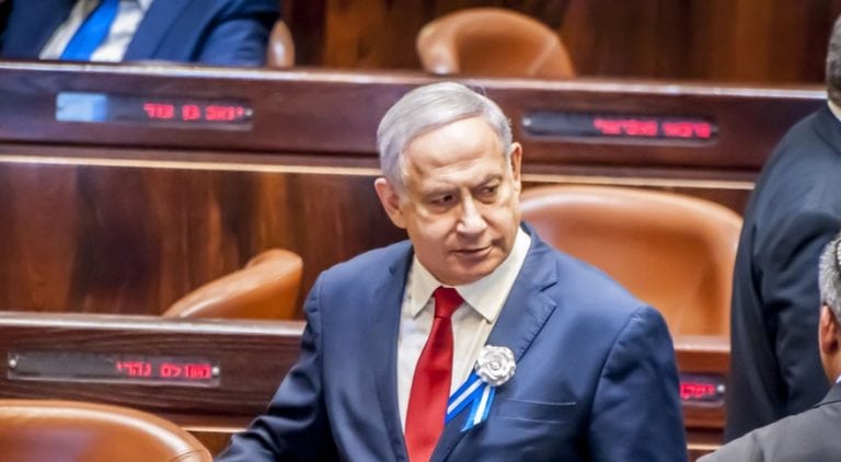 Netanyahu in Knesset