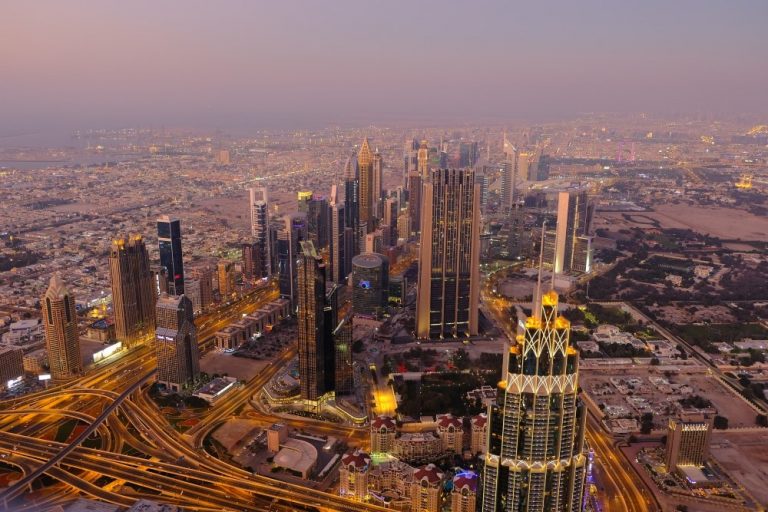 View of Dubai, UAE