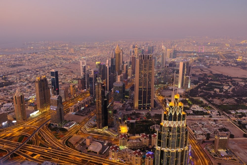View of Dubai, UAE