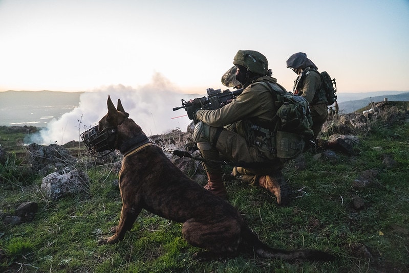 IDF forces on Syria border